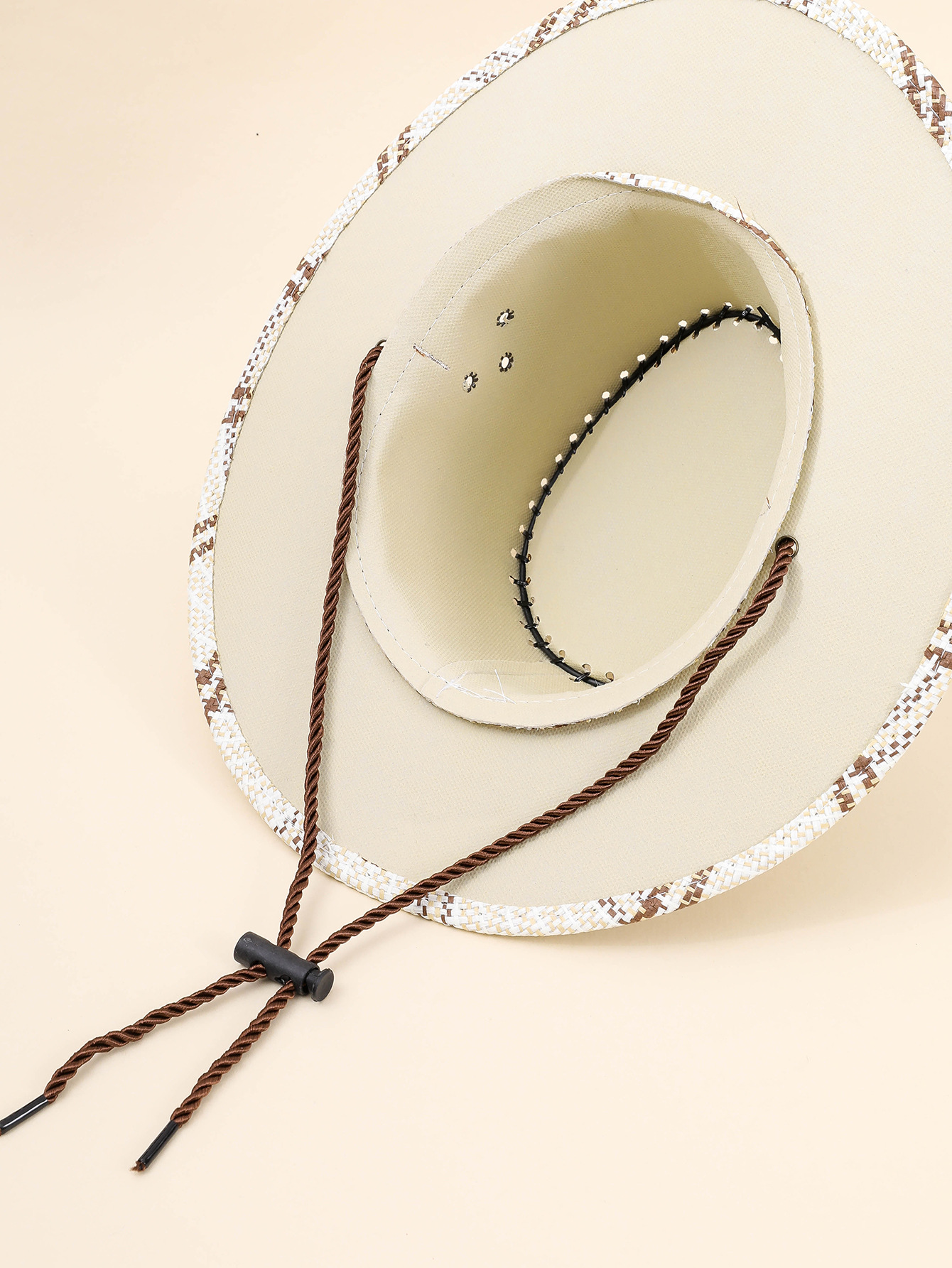 Sombrero de vaquero occidental de los nuevos hombres al aire libre viajes ocio mujeres sol-prueba sombrero de paja de imitación sombrero de pesca de verano a prueba de sol sombrero fresco