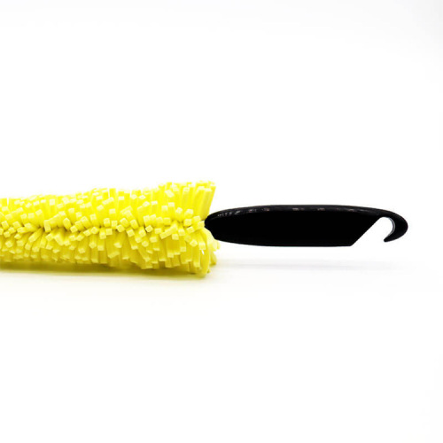 Car Sponge Tire Cleaning Brush Multifunctional Car Wash Brush Yellow Head Brush Wheel Hub Brush Steel Rim Brush Wholesale