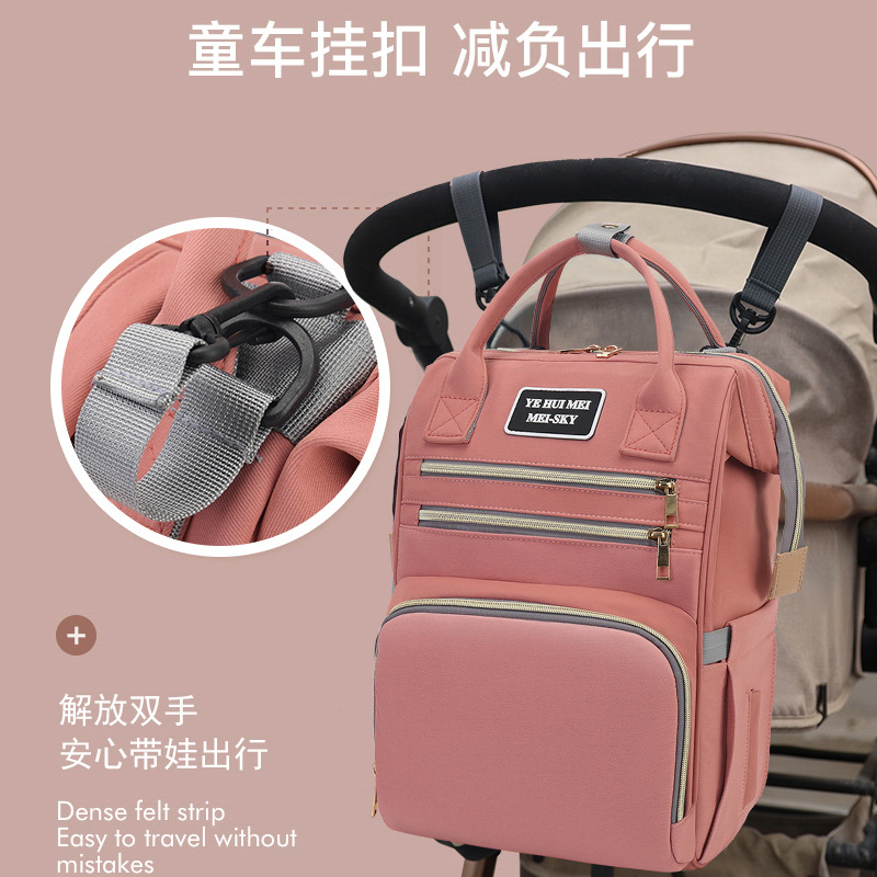 Bolsa de hombro portátil para niños con bolsos múltiples para almacenar bolsas ligeras para madres y bebés multifuncionales de gran capacidad bolsas portátiles para mamás