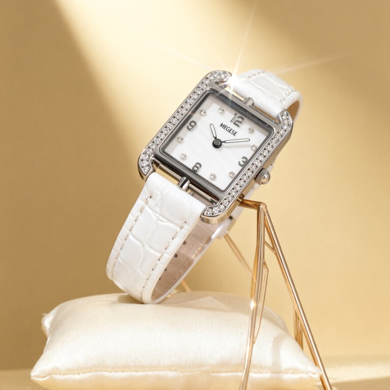 Square Plate Exquisite Retro Octagonal Elegant Watch Simple and Stylish Women's Watch Luminous Waterproof Two-Hand Small Square Watch