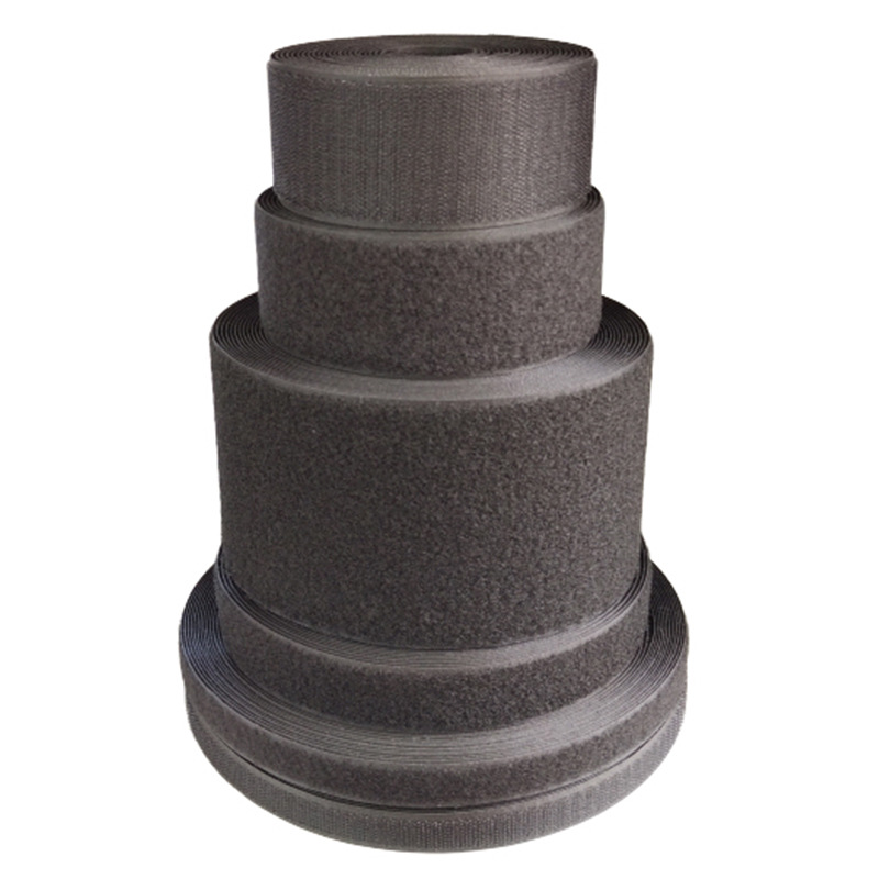 彩色尼龙混纺魔术贴勾面毛面25mm子母粘扣带窗帘门帘可冲形自粘带