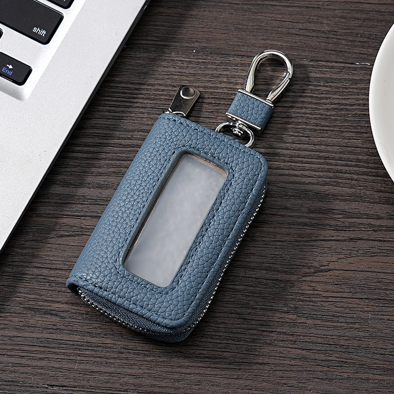 Bolso para llaves compacto portátil de negocios Bolso de almacenamiento para sensor de automóvil universal para hombre Almacenamiento para mujer de gran capacidad