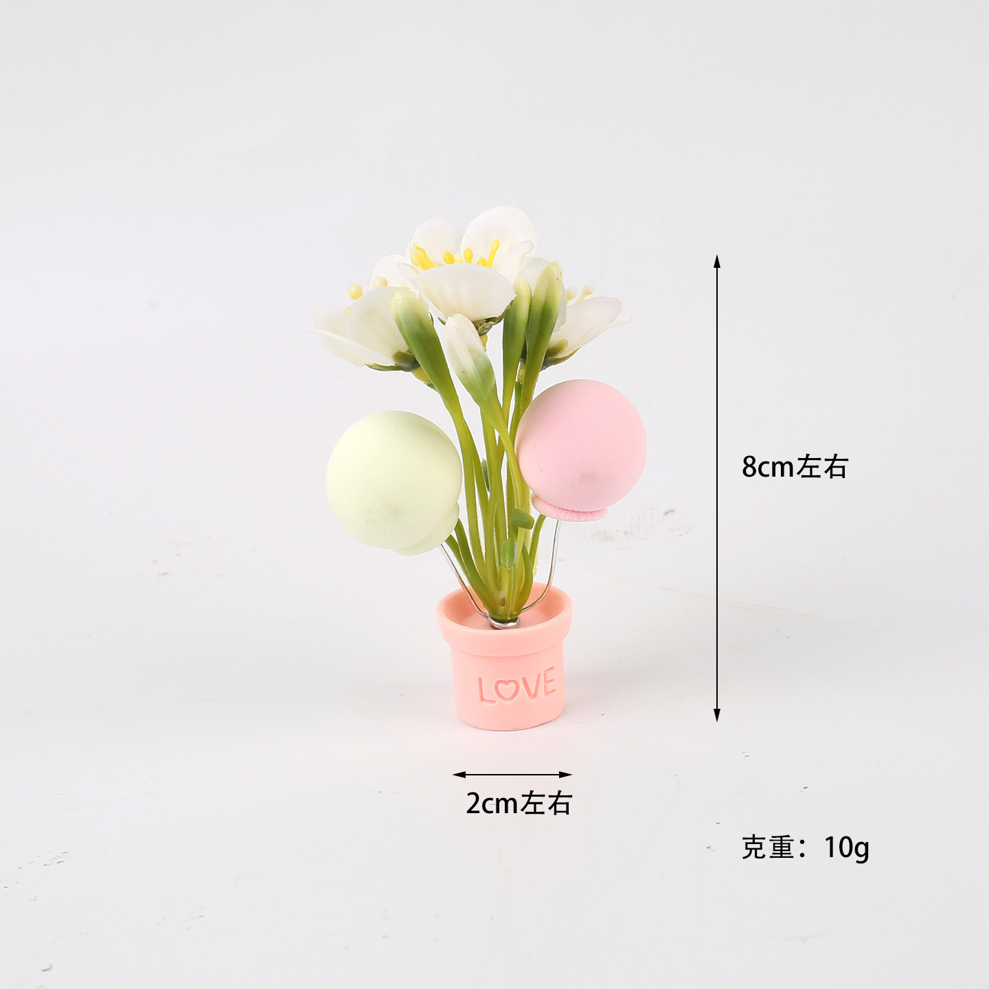 Innovación de nuevos productos adornos de automóviles de simulación de flores adornos interiores adornos lindos creativos frescos y románticos