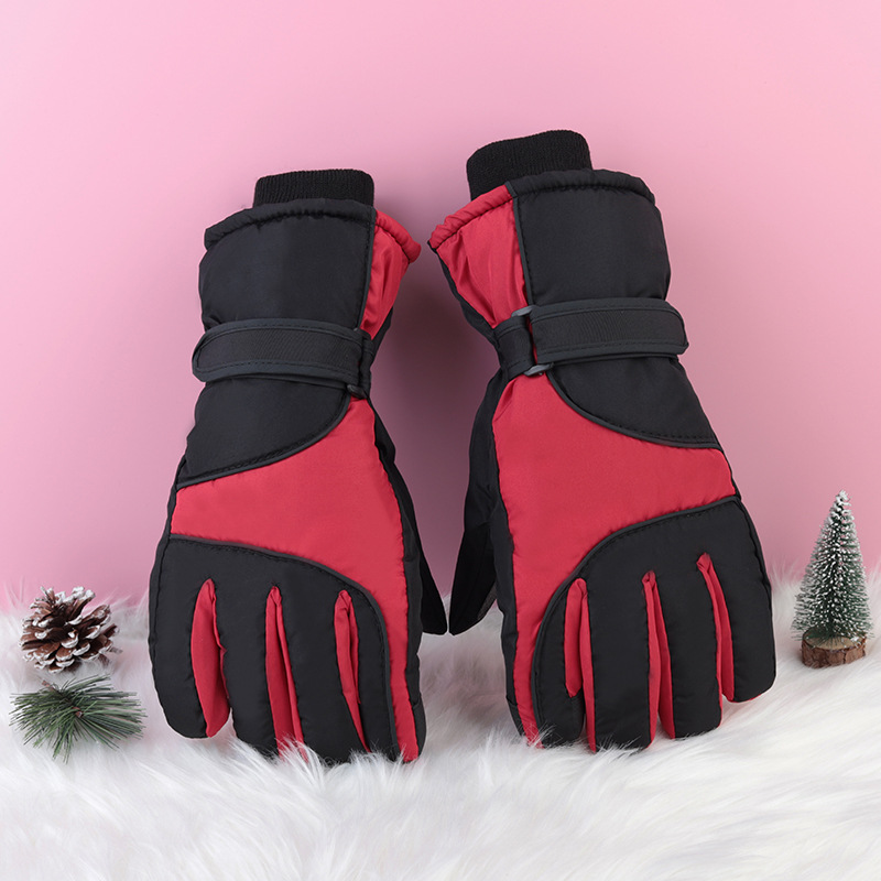 Guantes personalizados con logotipo de texto publicitario para enviar regalos corporativos de invierno para hombres y mujeres guantes calientes impresos personalizados