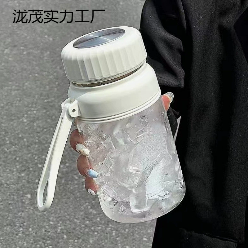 Большой современный пластиковый стакан для воды, вместительный, стильный, портативный, для дома, лета, студентов, для улицы.