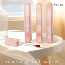 俏美人绵密羽纱空气唇釉哑光柔雾学生自然平价唇彩口红批发21053