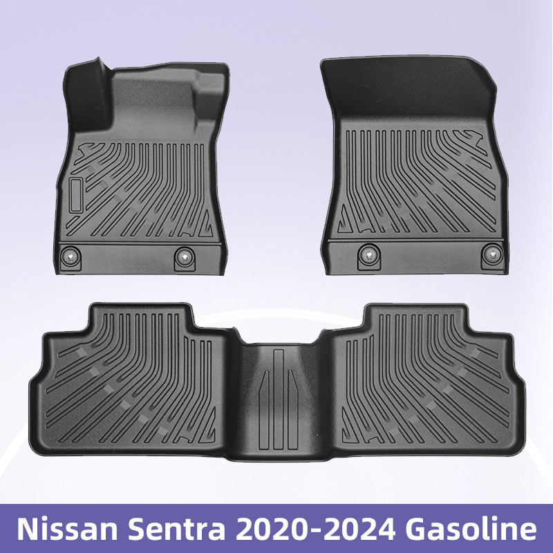 Aplicable a Nissan Sentra 2020 - 2024 combustible 3D todo el tiempo material TPE almohadilla de piso para automóviles