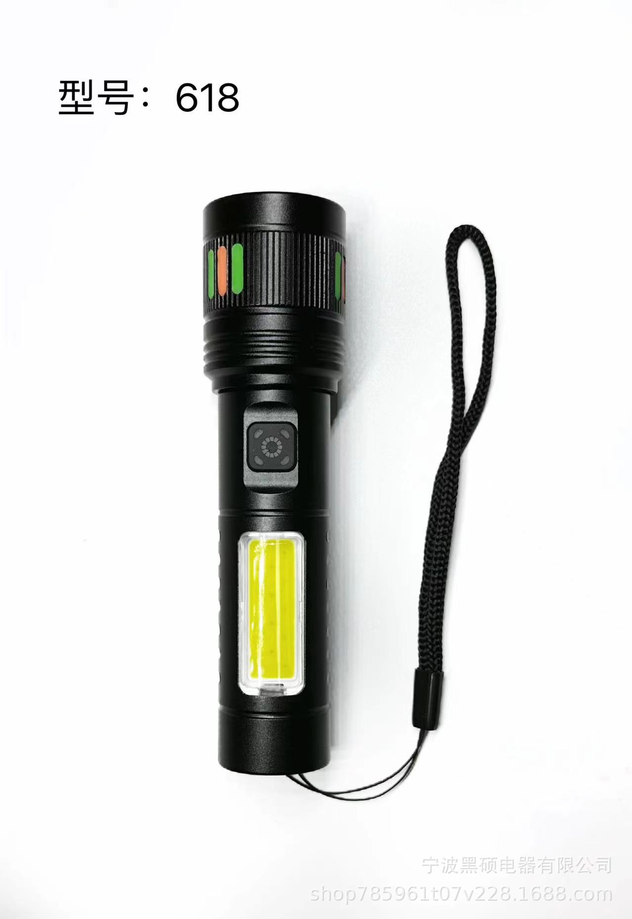 Nuevo portátil recargable al aire libre larga duración antorcha láser blanca lámpara de trabajo láser pistola de luz intensa antorcha súper brillante