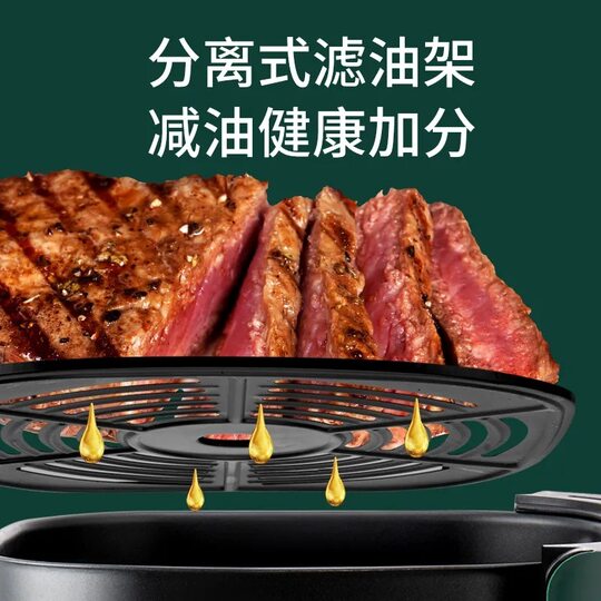 Smart Air Fryer Household Big Brand Multifunctional Large Capacity Oven Visual Electric Fryer High-End and Durable