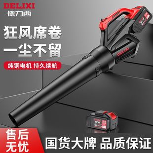 Delixi lithium electric blower high-power industrial snow blower rechargeable storm gun strong soot blowing dust collector