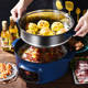 Multifunctional Electric Hot Pot, Electric Hot Pot, Dormitory Small Electric Pot, Small Hot Pot, Electric Cooking Pot, Household Electric Wok, Non-Stick Pot