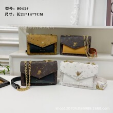 驴L家经典链条包宽肩带新款时尚单肩包潮流复古风通勤包包女外贸