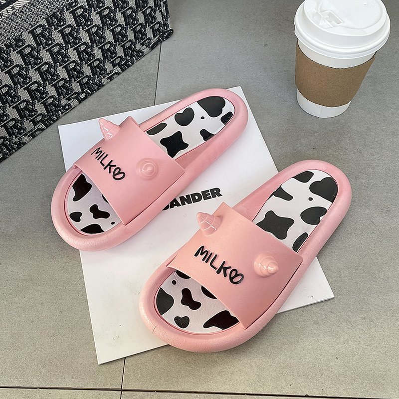Home cute women's slippers for bathroom