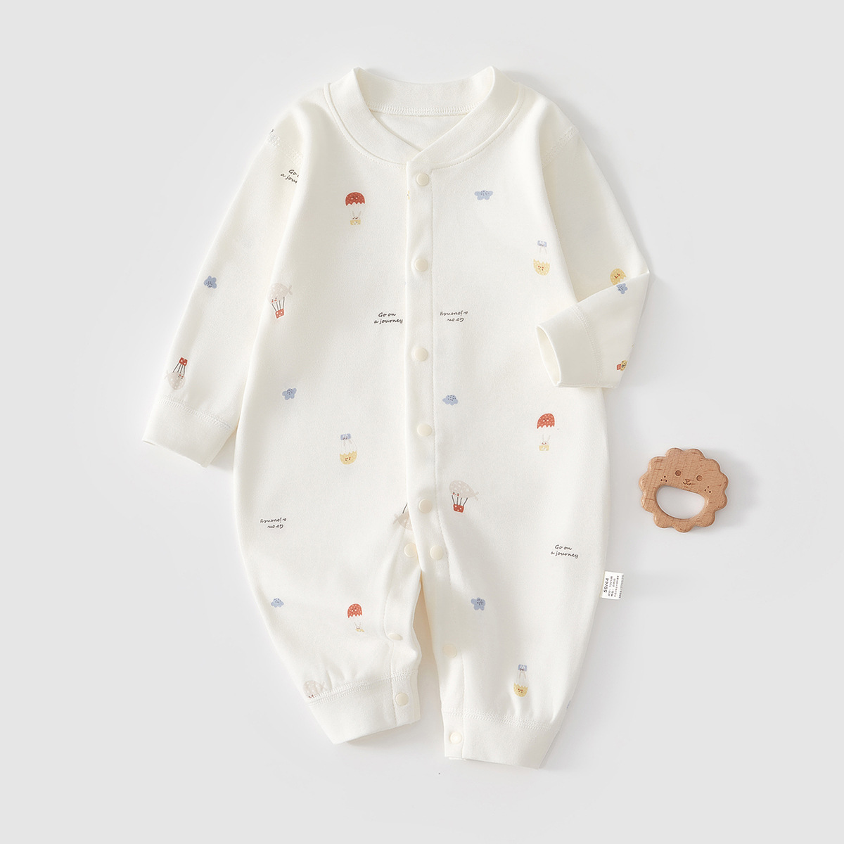 婴儿连体衣新生儿衣服纯棉春秋薄款睡衣宝宝秋装哈衣秋冬打底内衣