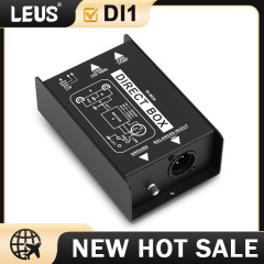 LEUS DI BOXパッシブオーディオアイソレータDIRECT BOXインピーダンス変換器効果器DIボックス