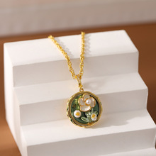 �й�vintage�Gɫ�ͮ��L���黨������朷�ʽ�m͢�͹��Lë���Ů