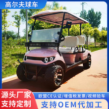 電動高爾夫球車2-10座外貿酒店接待觀光車四輪景區旅游高爾夫球車