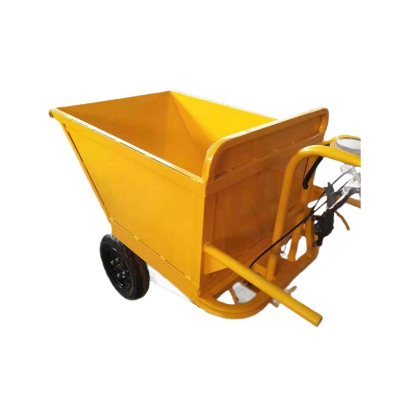 Camión de transporte de sitio de construcción, camión de volcado para empujar granos, camión de herramientas de transporte eléctrico pequeño