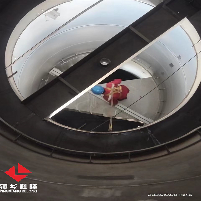 1.双列叶片式气体分布器