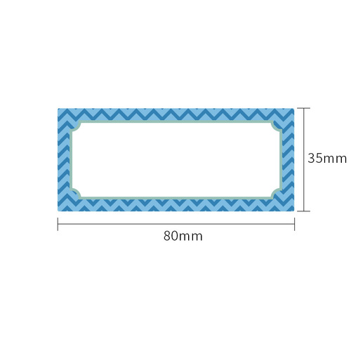 Wholesale magnetic name tags 8 colors erasable name tags customized display stickers cross-border magnetic refrigerator magnets