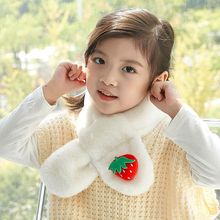 秋冬季儿童围巾潮韩国可爱百搭小孩加厚保暖男女宝宝新款毛绒围脖