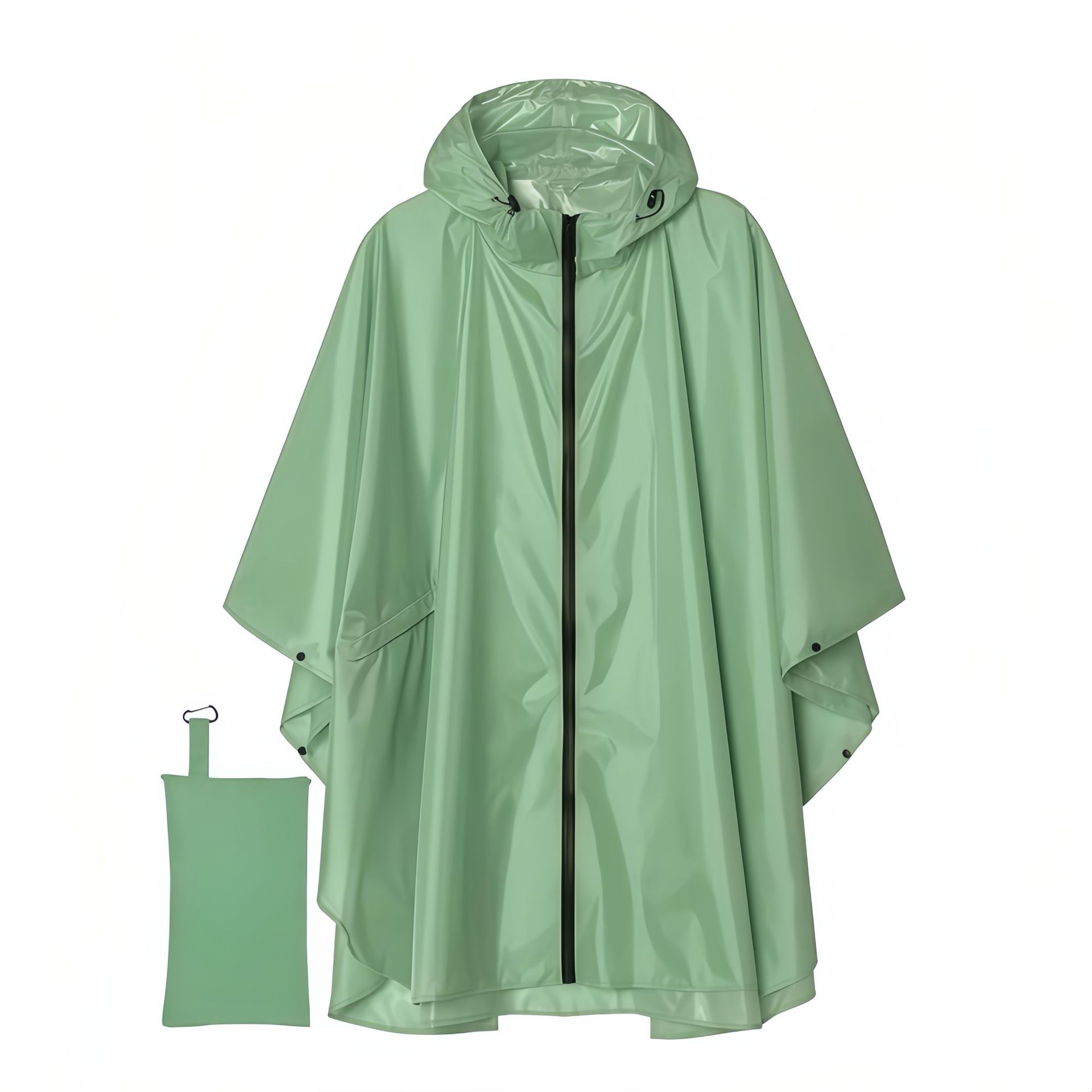 Poliéster 3 - en - 1 al aire libre chaqueta de lluvia viajar multifuncional caminata montañosa bicicleta conveniente para llevar capa chaqueta de lluvia al por mayor