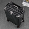 Piano black [Light luxury aluminum box+dual-password anti-theft] ten times thickened-anti-drop durability