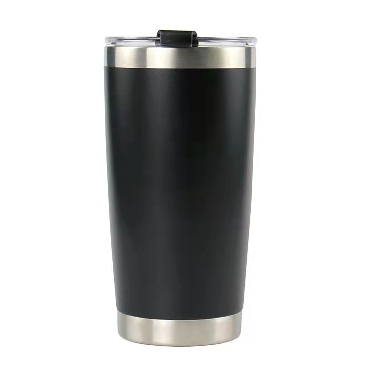 Spot transfronterizo 20oz taza de automóvil taza de aislamiento 304 taza de hielo de acero inoxidable taza de vacío de doble capa
