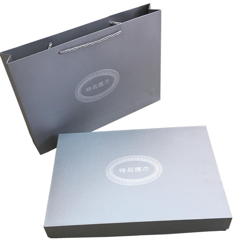 New Cashmere Scarf Gift Box High-end Hard Box Company Annual Meeting Gift Shawl Packaging Gift Box Wool Scarf Box