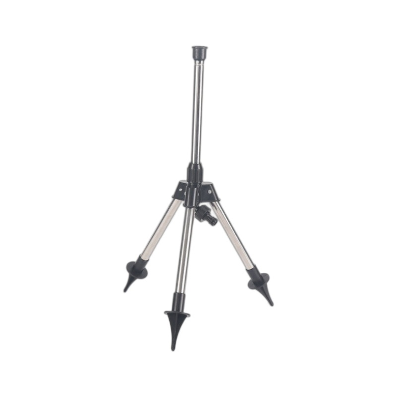 Rotación automática rociador soporte longitud telescópica 30cm - 50cm herramienta de riego de jardín paquete de boquilla verde