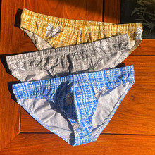 男士内裤纯棉透气性感三角裤青年男生低腰U凸舒适潮流个性短裤头
