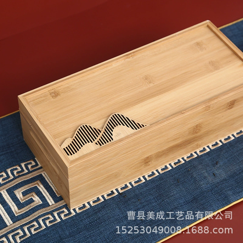 Чай деревянный ящик трехсекционный пуэр чай упаковка деревянный ящик изделия из дерева оптом чайный набор Хранение Мир крышка деревянный ящик