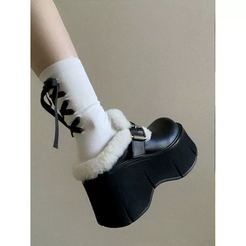 Winter fleece keep warm slippers, for teenagers