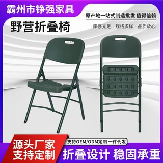 跨境塑料折叠户外露营靠背椅简易凳子便携椅子电脑椅餐椅宿舍椅子