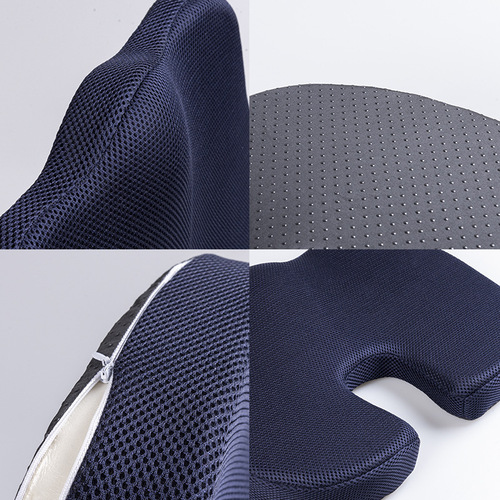 Seating cushion office long sitting waist protection memory foam cushion chair cushion back support waist cushion hip cushion set