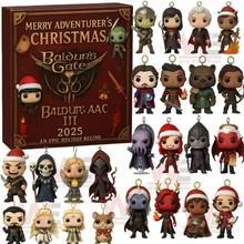 跨境新品《博德之门3》降临节日历盲盒圣诞树装饰亚克力挂件