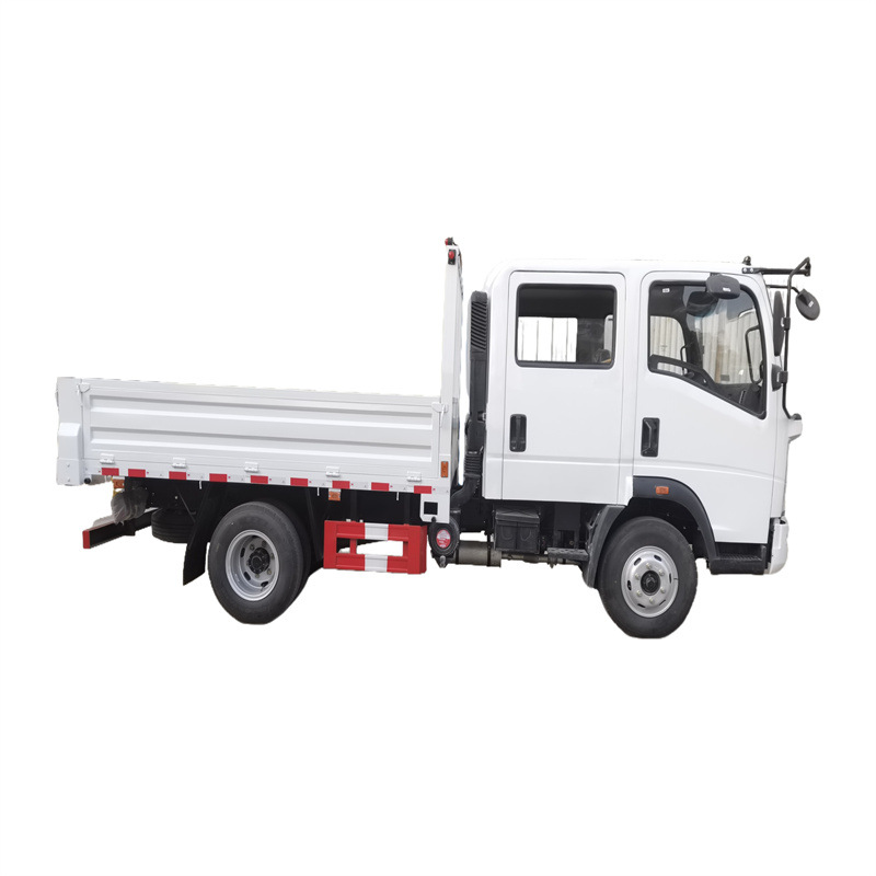 Export Heavy Truck Howo 2-5 Ton Truck 5 Ton Truck Crane Double Row Dump Truck Dump Truck Engineering Vehicle