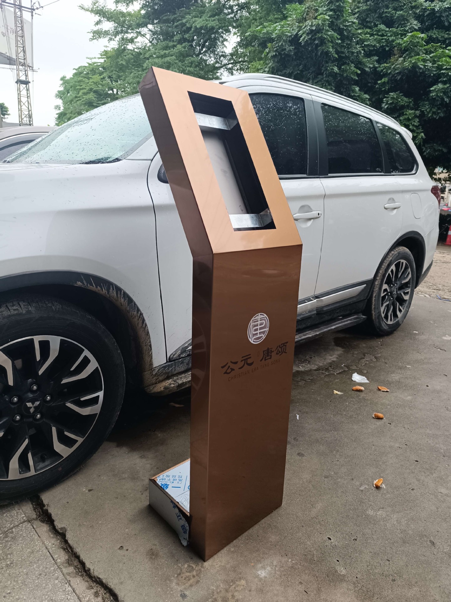 小区门口机立柱人脸识别门禁机可视对讲设备考勤器机柜