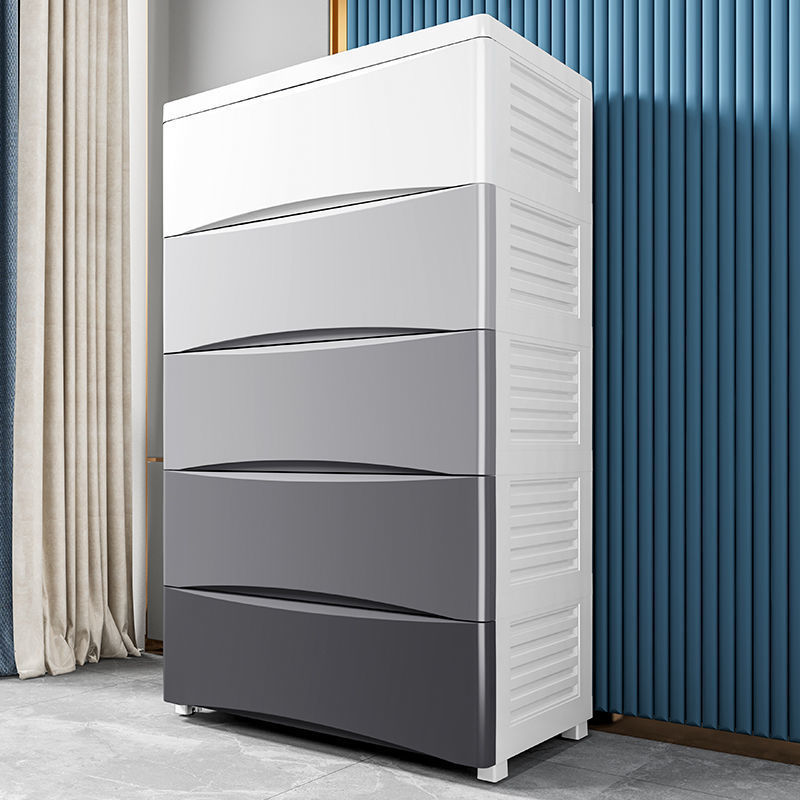 番号収納キャビネット引き出し式プラスチックロッカー学生寮収納キャビネット赤ちゃん五斗キャビネット赤ちゃんたんす|undefined