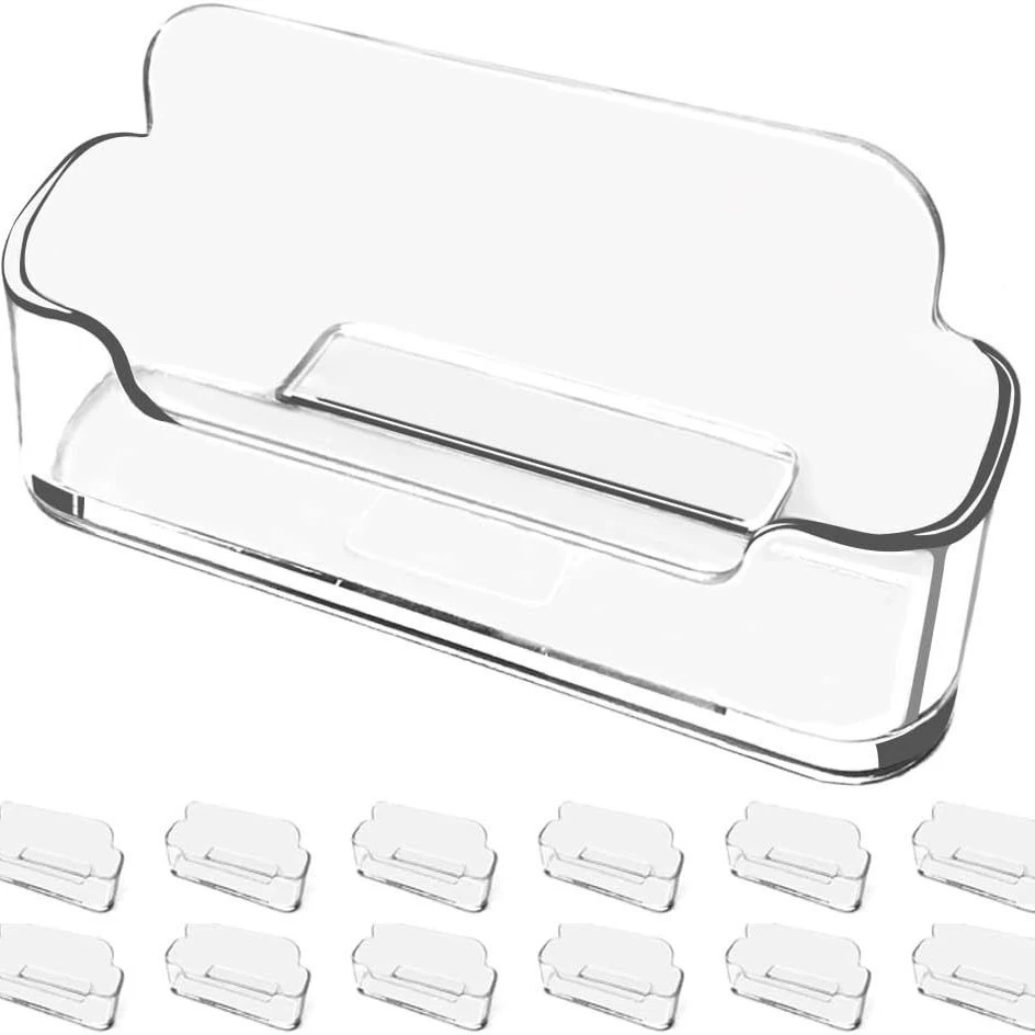 Amazon трансграничный прозрачный пластиковый держатель для визиток акриловый держатель для визиток ящик для хранения визиток подставка для визиток