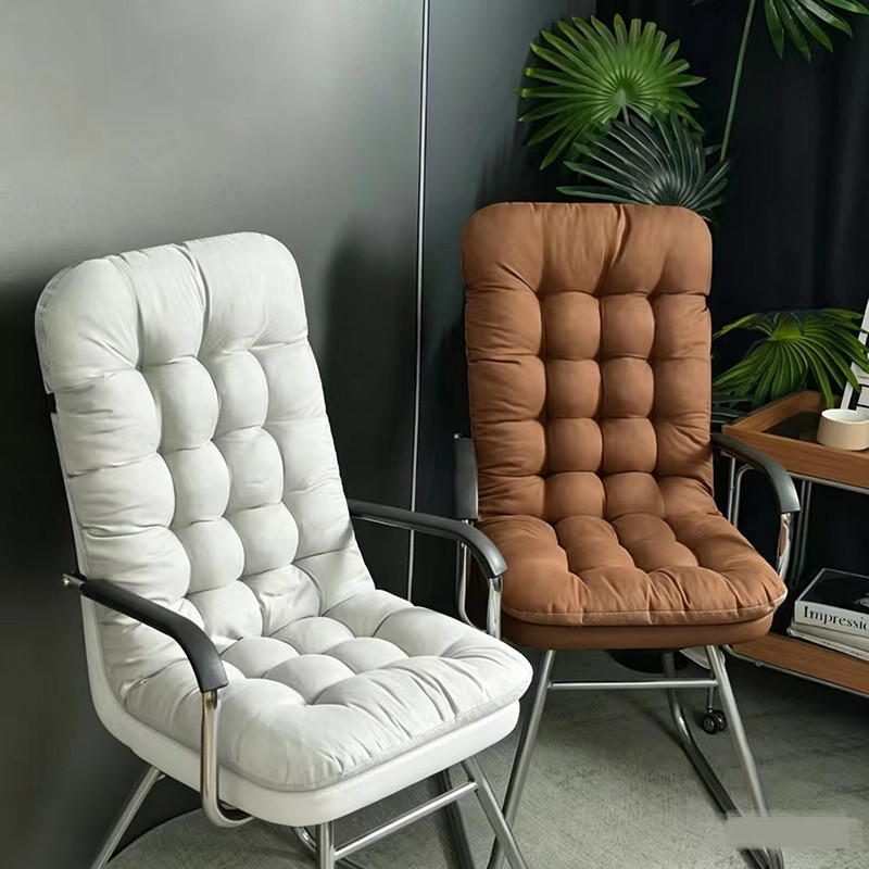 Cross-Border Solid Color Double-Sided Brushed Long Chair Cushion Office Seat Cushion Integrated Thickened Recliner Rocking Chair Cushion 45*85 Cross-Border Solid Color Double-Sided Brushed Long Chair Cushion Office Seat Cushion Integrated Thickened Recliner Rocking Chair Cushion 45*85