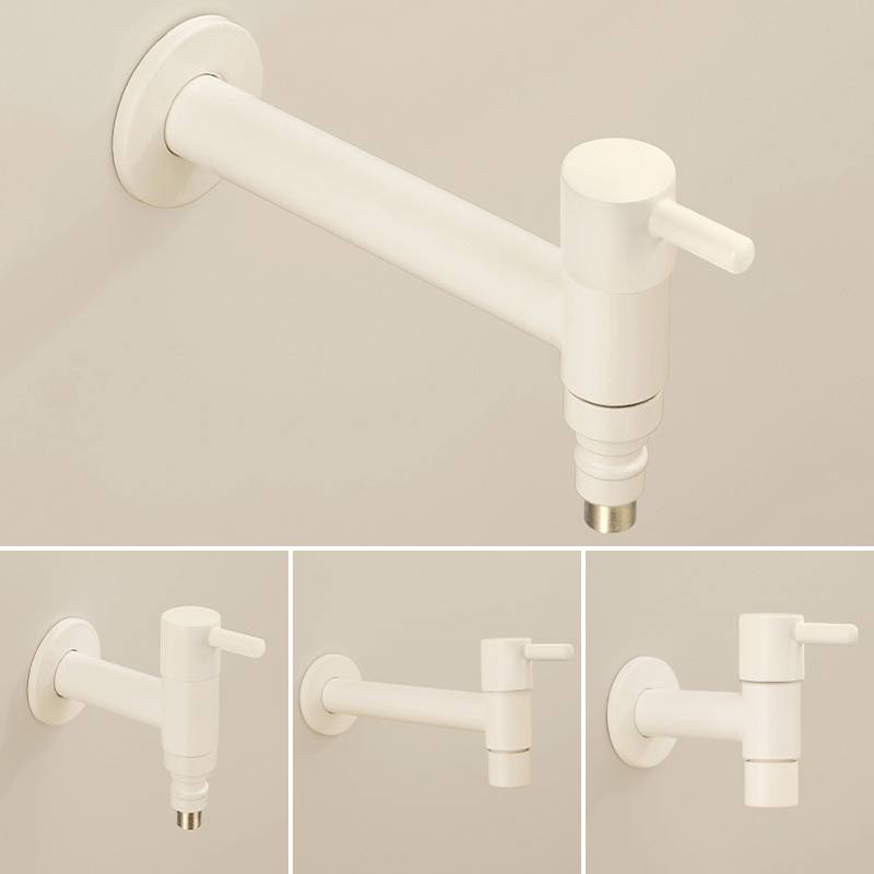 Balcony Washing Machine Faucet Mop Sink Bathroom 304 Stainless Steel Quick-Open Faucet 1/2 Inch Washing Machine Spout Balcony Washing Machine Faucet Mop Sink Bathroom 304 Stainless Steel Quick-Open Faucet 1/2 Inch Washing Machine Spout