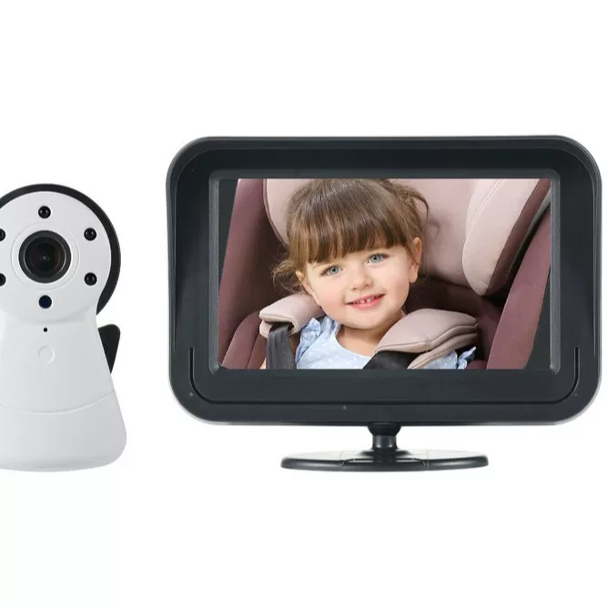 4,3-дюймовый автомобильный монитор для наблюдения за ребёнком, автоматический ИК-режим ночного видения, помощник при вождении