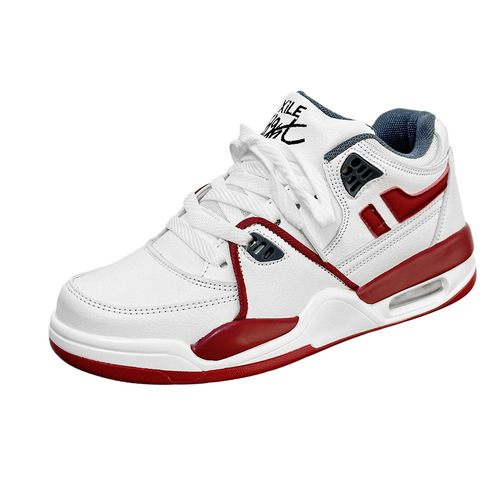  new breathable lightweight casual basketball shoes ins autumn and winter versatile air cushion shock-absorbing thick-soled sports running shoes