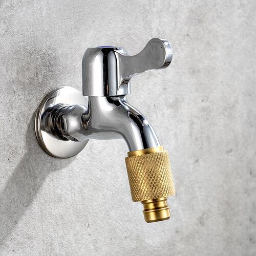 Copper conversion head snap-on water pipe interface water inlet and outlet connector washing machine conversion fast car wash machine accessories