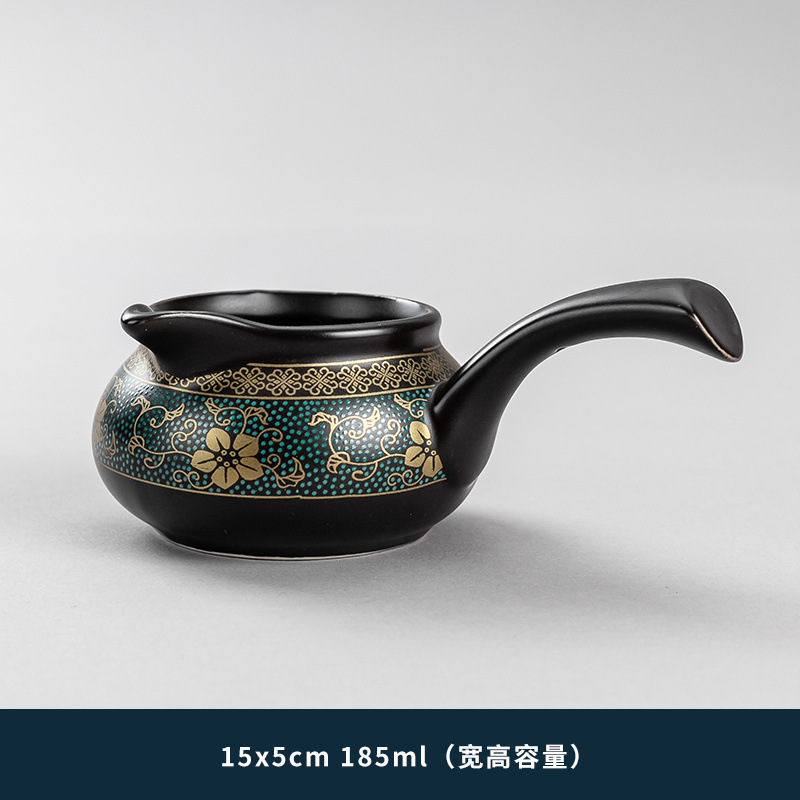 녹색 진한 향기 자동 차 세트 사이드 핸들 페어 컵