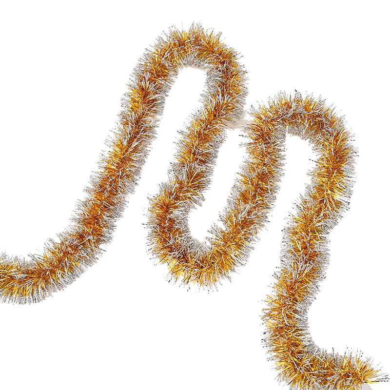 Navidad colorido raya lana raya Garland bar escuela kindergarten atmósfera diseño partido apoyos decoración del árbol de Navidad