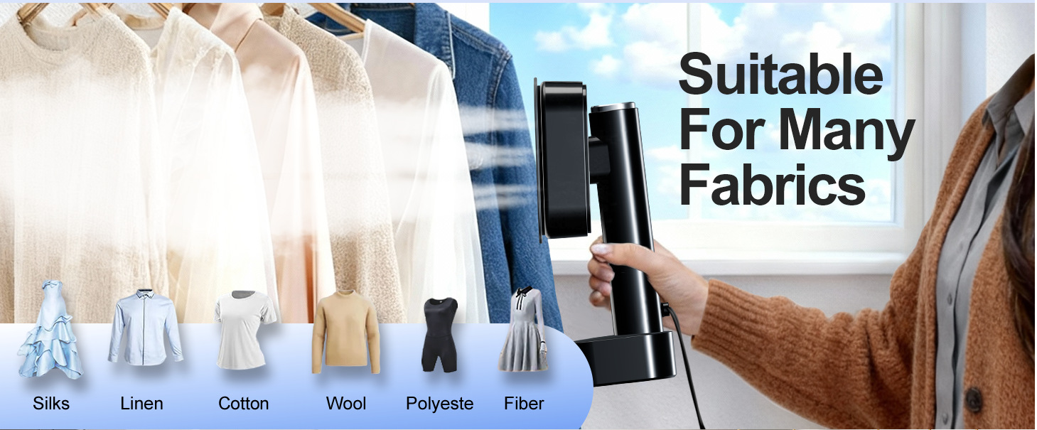 Household Vertical Fabric Steamer High Power Fast Wrinkle Remover_voghion.com