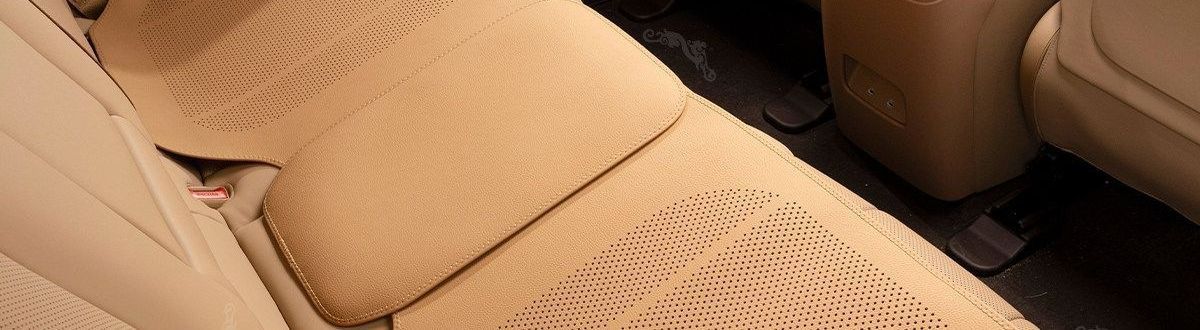 High-grade Nappa leather new single-piece women's seat cushion, purple seat pad, rear car seat cushion, suitable for all seasons