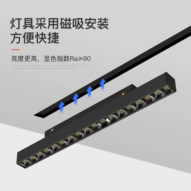 LED точечное освещение по рельсам, светильники для гостиной, настольная умная лампа